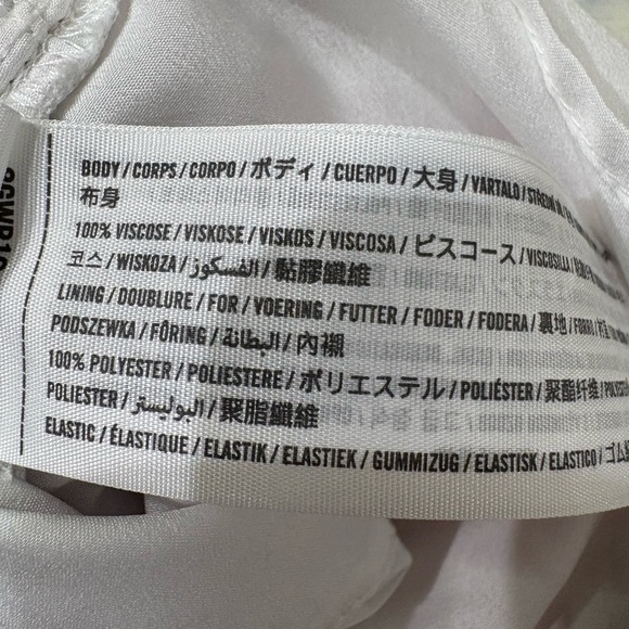 Hollister Pink and White Floral Mini Dress Size XLARGE - Picture 9 of 9